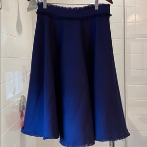 Blue midi skirt